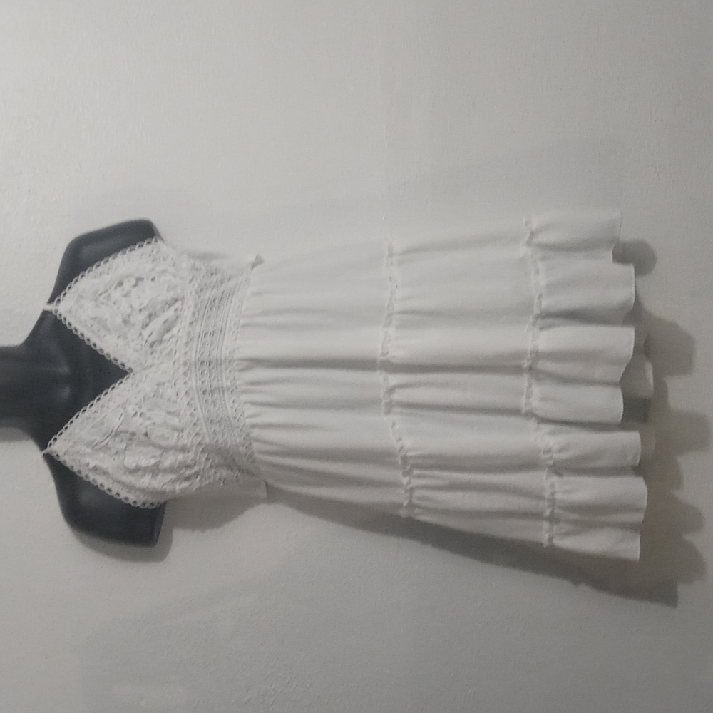 Lace top sun dress
